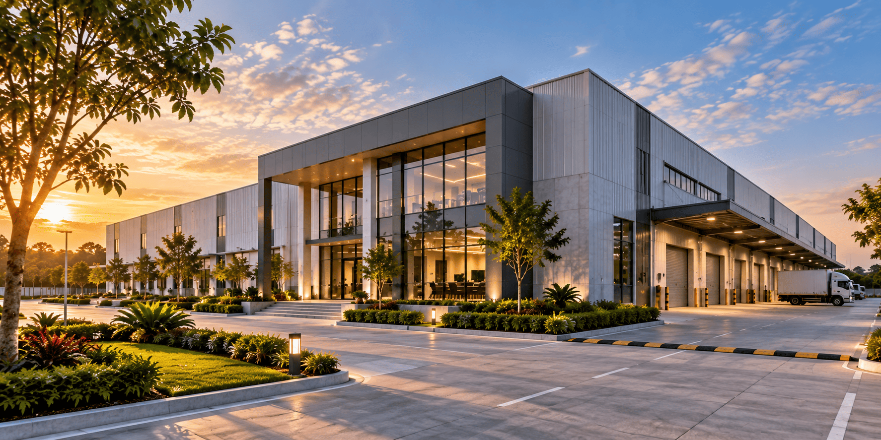 Representative industrial and manufacturing facility architecture