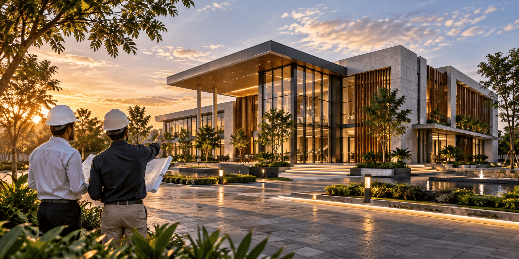 Representative contemporary residential architecture