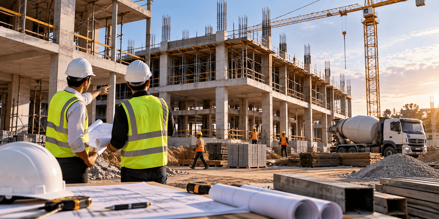 Representative building construction and site execution